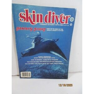 Skin Diver Magazine August 1981 Fantasy Flight Cover U S Divers Co